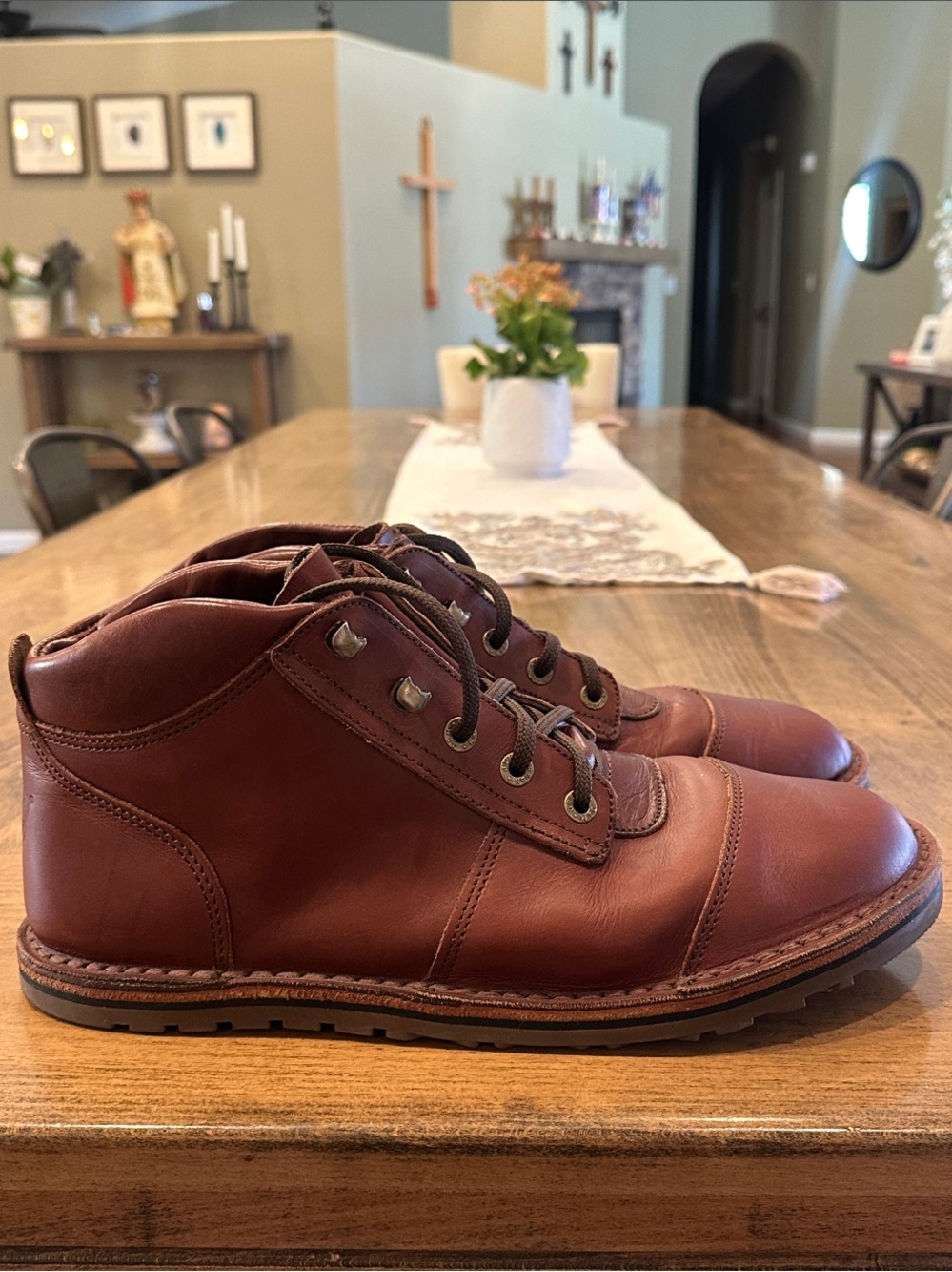 Jim green barefoot African Ranger US 12.5 walnut veg-tan - Picture 2 of 12